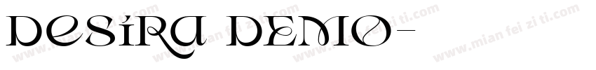 Desira DEMO字体转换